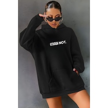 Startmore Why Not Baskılı Kapişonlu Sweat Siyah