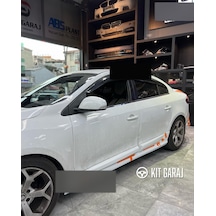 Renault Fluence Yan Marşpiyel Çift Plastik Boyasız