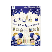 Ramazan Desenli Tuval Etkinlik Boyama Ramazan Süsleri, Ramazan Süsü, Ramazan Süslemeleri 20-20 Cm