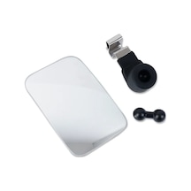 1 Adet İç Evrensel Araba İç Kör Nokta Aynası Geniş Açılı 360 Ayarlanabilir Hd Dışbükey Dikiz Aynası Araba Yardımcı Park Aynaları