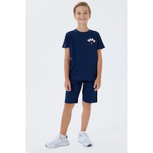 U.s. Polo Assn. Erkek Çocuk Lacivert Bermuda Takım Us2442-c-v2 Lacivert