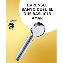 Hubrendy Tekno Masaj Ve Yağmur Modlu Çok İşlevli Paslanmaz Çelik Duş Başlığı Diğer