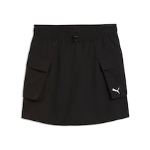 Puma Wardrobe Essentıals Kadın Kargo Etek 634584 01 Siyah