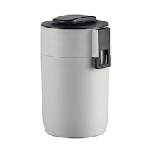 304 Çelik Yemek Mama Saklama Kabı cin561gr Gri 580 ML Gri