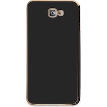 Muratech Newface Samsung Uyumlu Galaxy J7 Prime Kılıf Volet Silikon - Siyah