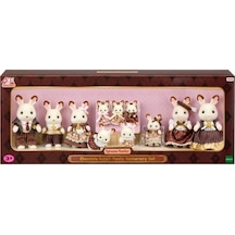 5848 Sylvanian Families Çikolata Kulaklı Tavşan Ailesi Yıldönümü Seti +3 Yaş