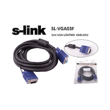 S-Link   Sl-Vga03F 3Mt E-D Ekran Kartı Vga Uzatma
