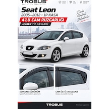 Seat Leon 2005-2012 Hb Sport Cam Rüzgarlığı 4'lü Takım