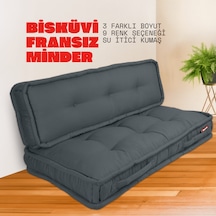 Xpermate Bisküvi Minder Petek Önü Fransız 60x120x14 Antrasit