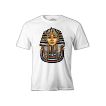 Mısır - Tutankhamun Beyaz Erkek Tshirt