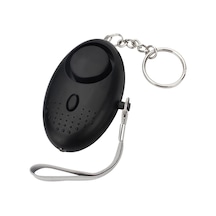 Kişisel Alarm 120-130db Güvenli Ses Acil Kendini Savunma Siyah