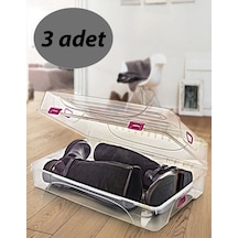 Lüx Çizme Saklama Düzenleme Kutusu Büyük Boy Şeffaf