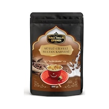 Hacı Halis Efendi Sütlü Cilveli Sultan Kahvesi Seti 200 Gr + Özel Karışım Kuruyemiş 200 Gr Set Öğütülmüş