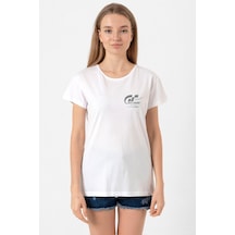 Gran Turismo Concept Beyaz Kadın Bisikletyaka Tshirt 001