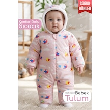 Bebegen Kız Bebek Somon Kozmonot Ayaksız Tulum Çok Renkli