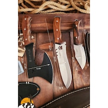Outdoor Balta Bıçak 3lü Seti Kamp Baltası Bıçak Bıçağı Nacak Bl