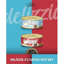 Reflex Plus Delizzia Ton Balıklı Pate & Dana Etli Gravy Yetişkin Kedi Maması Seti 2x85 Gram
