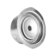 Paslanmaz Çelik Yeniden Doldurulabilir Kahve Kapsülü - Delonghi Ve Vertuoline Uyumlu, Uzun Ömürlü Gümüş Gümüş