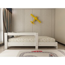 Herseycik Ninnimo Montessori 90X190 Yatak Uyumlu Mdf Karyola My7-1 Beyaz