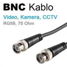 Irenis BNC Kablo 75 Ohm RG59 Video, Kamera, CCTV, 20 M