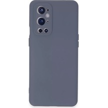 Newface One Plus 9 Pro Kılıf Nano İçi Kadife Silikon - Gri Tablet Kılıfı
