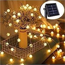 Aeron Solar Güneş Enerjili Led Işık Zinciri 11.9 Metre 100 Ledli