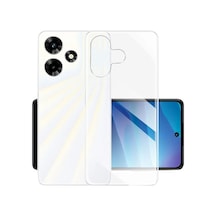 Fitcase Infinix Hot 30i Kılıf Kamera Korumalı Silikon Şeffaf Kapak