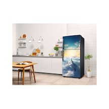 Dağ Ve Gökyüzü Buzdolabı Kaplama Sticker Kendinden Yapışkanlı Folyo 75x200 Cm