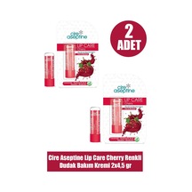 Cire Aseptine Lip Care Cherry Renkli Dudak Bakım Kremi 4,5 Gr 2 Adet