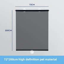 Dianziye Kamyon Ön Camı Genişleyebilir Güneşlik - 72x200cm, Açık Görünürlük, Isı Yalıtımı, Süction Cup Montajlı, Araç İçi Soğuk Tutucu