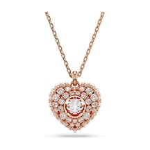 5680402 Swarovski Kolye Hyperbola:pend Hrt Wh Whıte/ros Altın