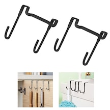 Paslanmaz Çelik Banyo İçin Askılık S Model -al4837 2 Adet Siyah