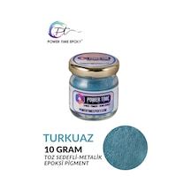 Sedefli Metalik Toz Pigment Boya / Turkuaz / Epoksi Için