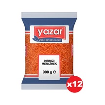 Yazar Kırmızı Mercimek 12 x 900 G
