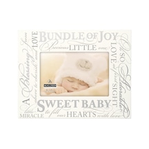 International Schild Gümüş Designs 4 X 6 Baby, Beyaz, 10,2 X 15,2 Cm