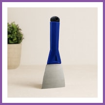 Bezos 80 Mm Metal Kazıma Spatulası Plastik Saplı, Kapaklı Bzoshb