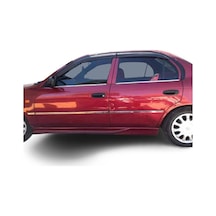 Toyota Corolla Uyumlu 1992-1998 Krom Cam Çıtası 4 Parça Paslanmaz Çelik
