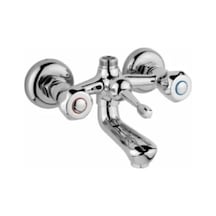 Klasik Çevirmeli Banyo Batarya Çevirmeli Banyo Musluğu Krom