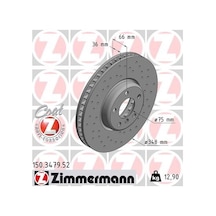 Zımmermann Fren Dıskı On Sag Bmw F07 F10 F11 F06 F12 F13 F01 F02 Delıklı Zımmermann 150.3479.52 34116898730