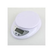 Hubrendy Çer Hazneli Lcd Ekran Hassas Ölçüm Sensörlü 5 Kg Kapasite Dijital Mutfak Terazisi Tartısı Diğer
