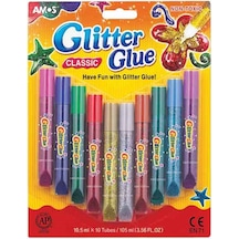 Amos Classic Simli Yapıştırıcı 10.5Ml X 10 Tüp Gcl10B10