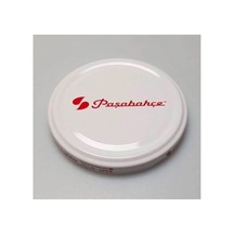 Paşabahçe Konserve Kavanoz Kapağı, Metal, Beyaz, Silikonlu, 100 Adet Çok Renkli