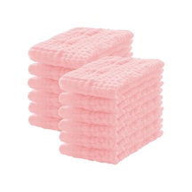 Samdoo Bebe Mucize Muslin Bez Lindikleri 12 Adet - Yumuşak, Cilt Dost, Düşük Tükenmez, Yemek/çocuk Oyunları/ıslak Temizlik İçin Uygun 25x50 Cm Tekli