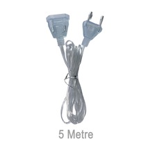 Şeffaf Led Işık Adaptör Kablo Fiş 220v Priz Uyumlu Dekoratif Aydınlatmalar İçin 5 Metre