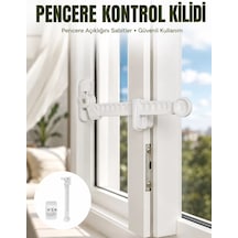 İçe Açılan Camlar İçin Emniyet Kilidi Seti 3 Lü Yeni Nesil Mh-hs0895-4660