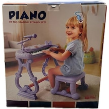 Mey İthalat Urt033-003 Ayaklı 37 Tuş Piano Org - Lila