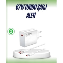 67 Watt Çift Turbo Şarj Adaptörü Reno 4 5 6 Uyumlu 1
