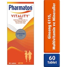 Vitality 60 Tablet  - Ginseng G115, Multivitamin ve Mineraller
