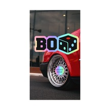 Hologram Bozar Jdm Araba-motosiklet Cam Etiket Sticker