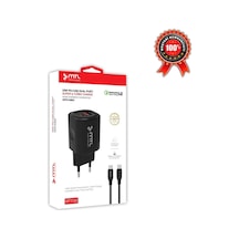 Samsung Galaxy A05s Uyumlu Pd Type-c To Type-c Ve Usb Çift Giriş 25w Şarj Seti Mt-a1725